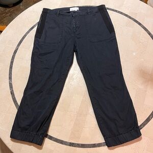 Anthropologie Women's Black Cargo Pants